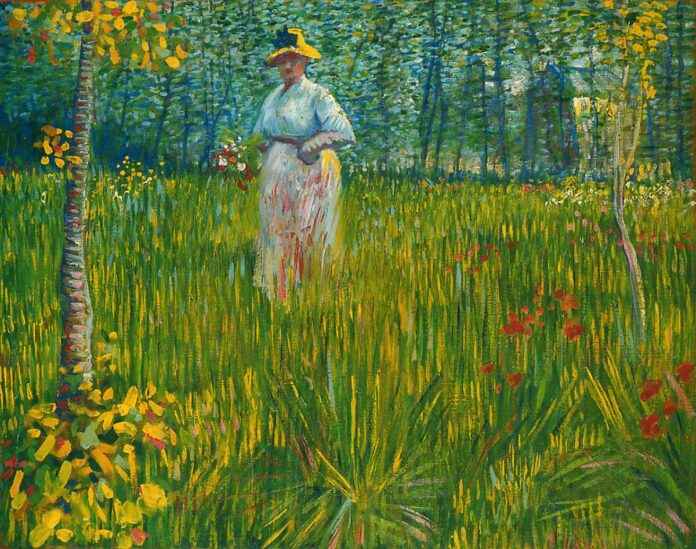 walcking1280px-Vangogh_femme-dans-un-jardin