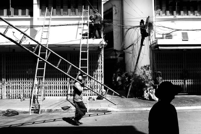 Nicolas Desport # France # An Electricians' Nightmare (StreetPhotography)