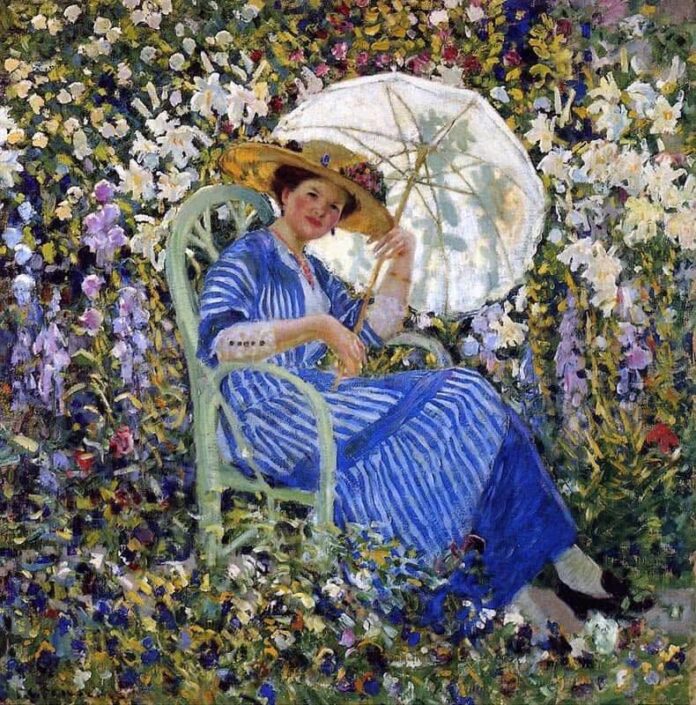 flers-Frederick Carl Frieseke (1874-1939)