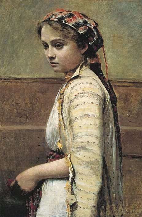 Jean-Baptiste-Camille Corot (1870). Ελληνίδα κόρη