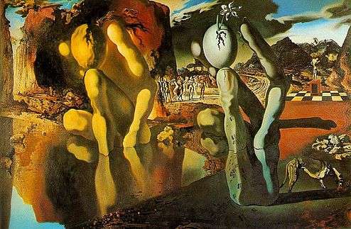 Salvador Dali,1937. Metamorphosis of Narcissus